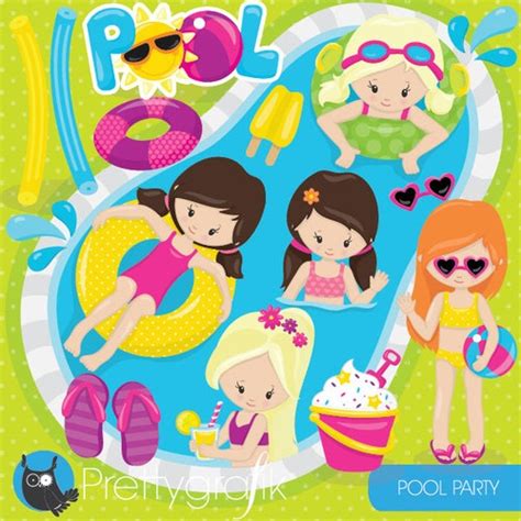 Cute Girls Pool Party Telegraph