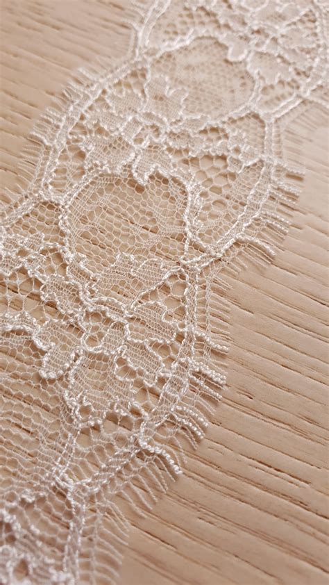 Ivory Chantilly Natural Lace Trims Lace Trim Lace Fabric From