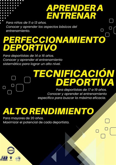 Programa de Tecnificación Deportiva CAPEX