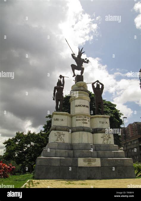 Guaicaipuro Indigenous Statue Hi Res Stock Photography And Images Alamy