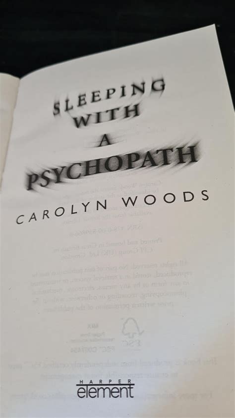 Carolyn Woods Sleeping With A Psychopath Harperelement 2021 Paper