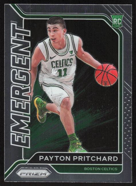 Panini Prizm Emergent Payton Pritchard Rc Boston Celtics Ebay