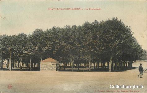 CPA FRANCE 01 Châtillon sur Chalaronne la promenade 01 ain