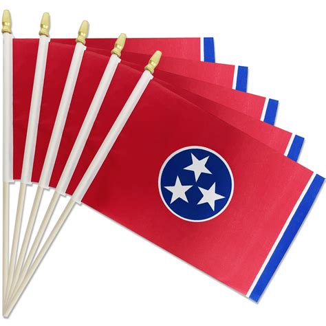 Amazon.com : Pack of 20, Handheld Tennessee Flags 5x8 Inch - Small