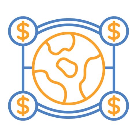 Icono De Financiero Mundial Generic Outline Color