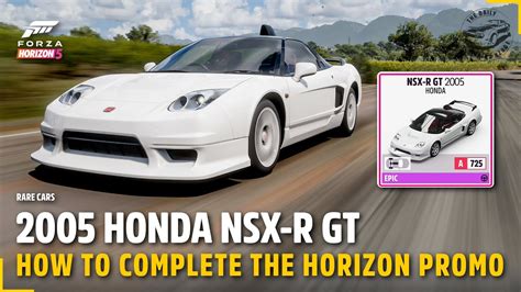 Honda Nsx R Gt How To Complete The Horizon Promo Photo Forza