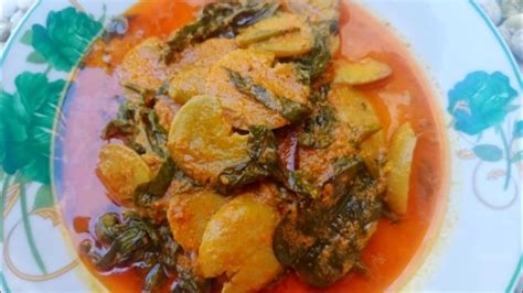 Rm Resep Gulai Jariang Pucuak Ubi Jengkol Campur Pucuk Ubi Khas