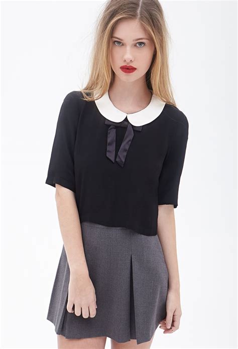 Peter Pan Collar Top Peter Pan Collar Top Tops Forever Tops