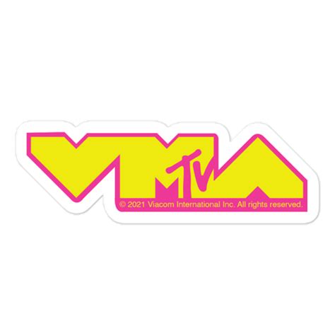 MTV VMAs 2021 Yellow Logo Sticker – Paramount Shop