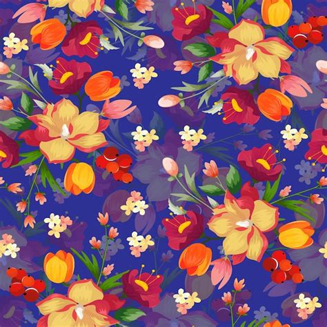 Premium Vector Watercolor Seamless Pattern Design