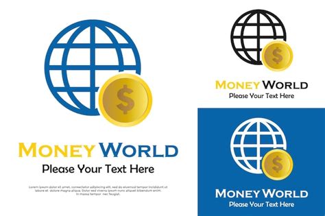 Premium Vector Money Word Design Logo Template Illustration