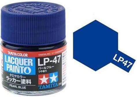 Tamiya Lp 47 Pearl Blue Gloss Lacquer Paint 10ml Verf Potje Bol