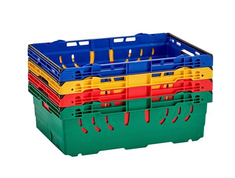 Stack Nest Containers Plastic Trays Bale Arm Crates Plastic