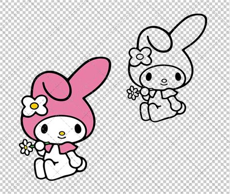 My Melody Sanrio 002 Svg Dxf Eps Png Svg Cricut Eps