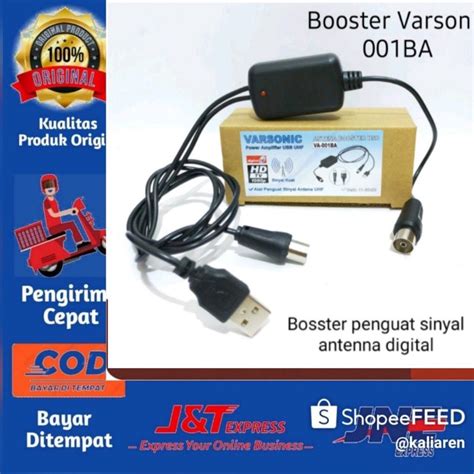 Jual Boster Penguat Sinyal Antena Tv Uhf Antena Biasa Cod Shopee