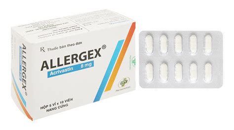 What Is Allergex 8mg Used For Vinmec