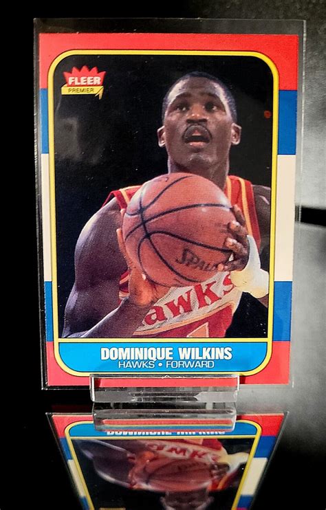 1986 FLEER 121 DOMINIQUE WILKINS RC HAWKS GEM Mint HOF EBay