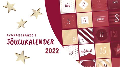 Audentese jõulukalender 2022 päev 24 YouTube