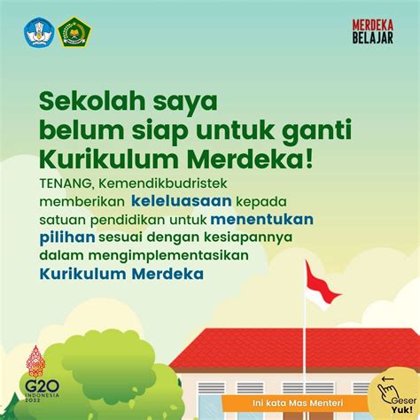 Implementasi Kurikulum Merdeka Memberikan Tiga Pilihan Pada Satuan