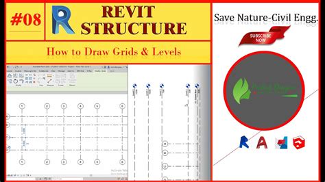 How To Draw Grids Levels In Revit Revit Structure For Free