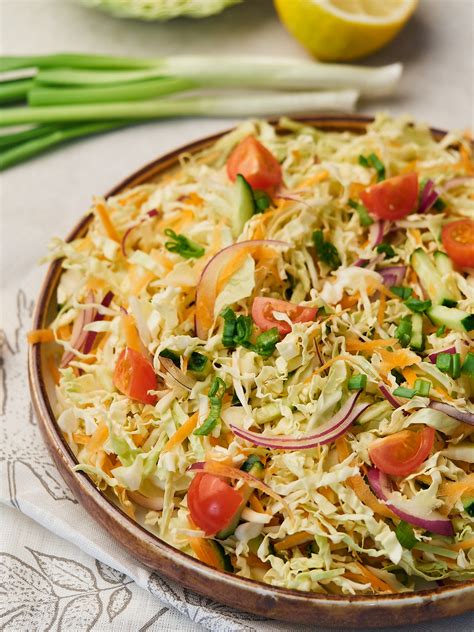 Cabbage Salad With Carrot And Cucumber Delice Recipes