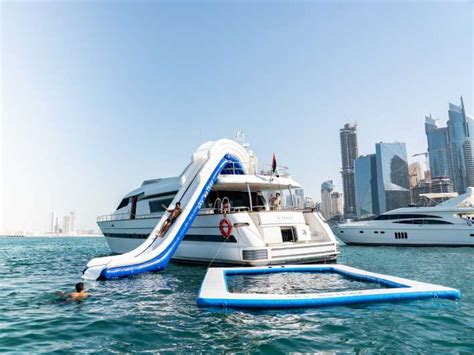 Dubai Yacht Cruise With Swimming Snorkeling And Bbq Lunch Getyourguide