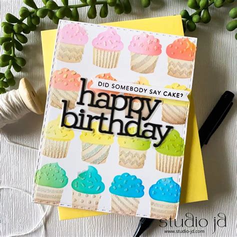 Did Somebody Say Cake Simple Birthday Cards Card Making Birthday