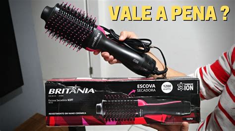 ESCOVA SECADORA BRITÂNIA SOFT BEC02 VALE A PENA YouTube