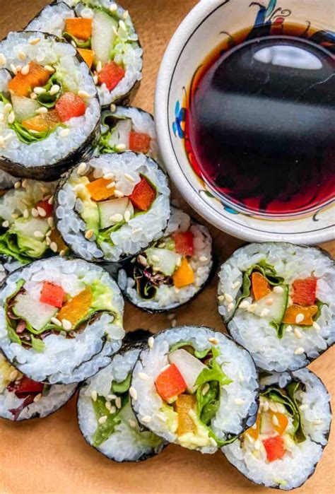 Easy Vegetable Sushi Recipe This Healthy Table