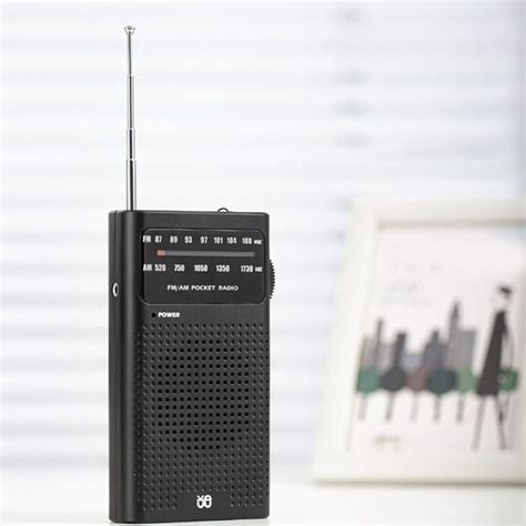 Am Fm Battery Operated Portable Pocket Radio Best Reception And