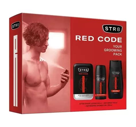 str8 red code woda po goleniu 100ml dezodorant spray 150ml żel