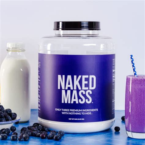 Polvo De Prote Na Natural Para Ganar Masa Muscular Naked Mass Libras