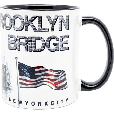 Brooklyn Bridge New York City Mug C Ramique Ml Tasse Cadeau