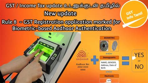 Aadhaar Authentication For Gst Gst Biometric Based Aadhaar