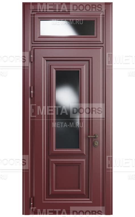 Входные уличные двери с терморазрывом и утеплением | META DOORS