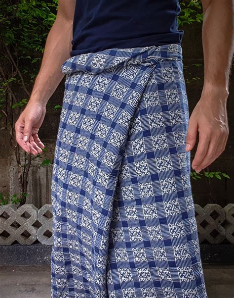 Sarong For Men Stylish Beach Longyi Comfy Minimalist Pareo Etsy