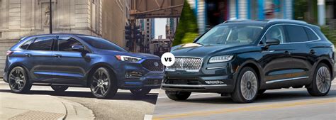 2022 Ford Edge Vs Lincoln Nautilus Lincoln Vs Ford Suvs