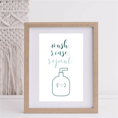 Wash Rinse Repeat Etsy