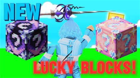 New Lucky Block Update Roblox Bedwars Mobile Youtube