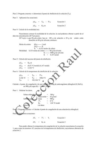 Ejercicios Resueltos De Las Propiedades Coligativas Pdf