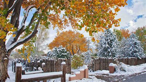 Snow Photos First Major Snowfall Hits New Mexico