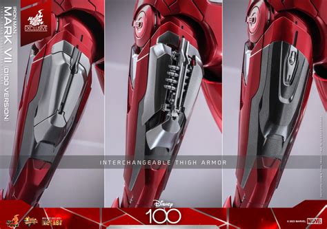 Hot Toys MMS696D54 鋼鐵人馬克7 D100版本Iron Man Mark VII D100 Version1 6 比例收藏級人偶Hot Toys限定