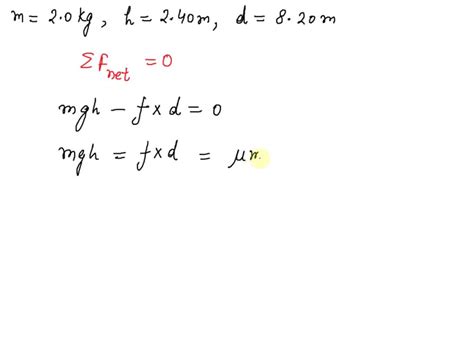 The Kg Block In The Figure Slides Down A Frictionless Curved Ramp