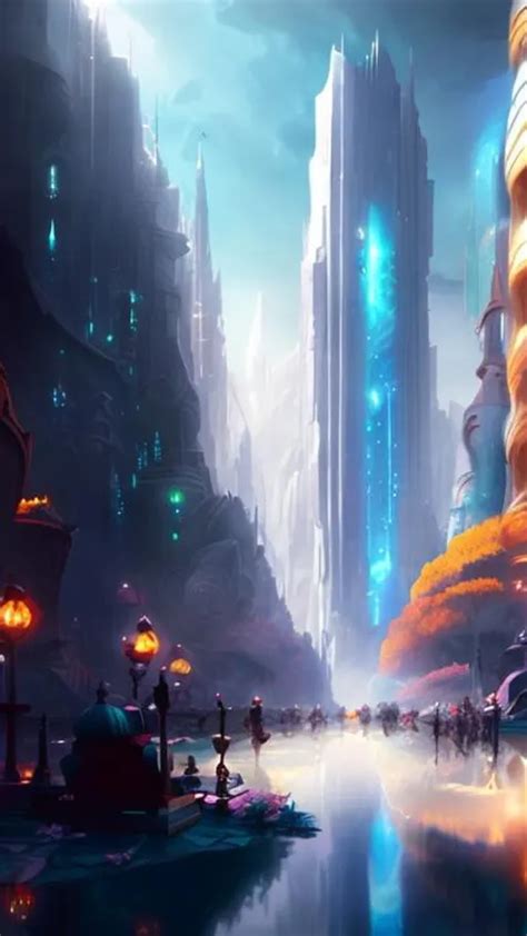 fantastic fantasy city | OpenArt