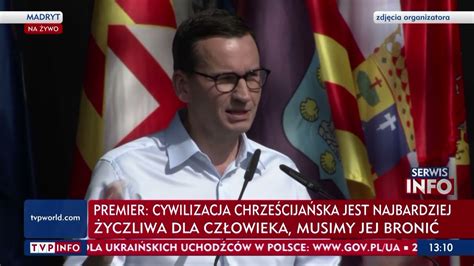 Premier Morawiecki na wiecu polityczno kulturalnym konserwatystów w