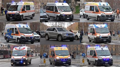 ROMA Ambulanze Scorta Vigili Del Fuoco In Emergenza Rome S