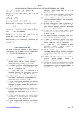 On Recurrent Light Like Hypersurfaces Of Indefinite Sasakian Manifold Pdf