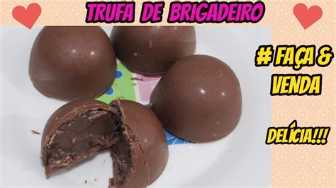 Trufa de Brigadeiro Recheio para Trufas Bolos e Ovos de Páscoa YouTube