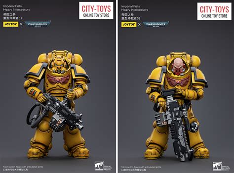 JoyToy Warhammer Imperial Fists Heavy Intercessors Set Of 2