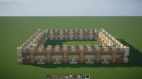 Just built this design for a desert themed wall. What do you think? : Minecraft